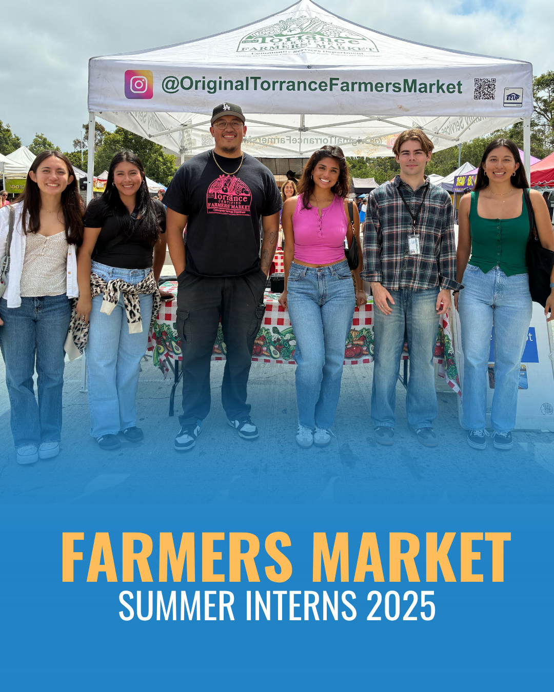 2025 summer interns for the farmers market