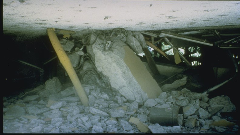 non-ductile concrete structure example