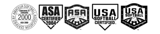 Logos of approved bats