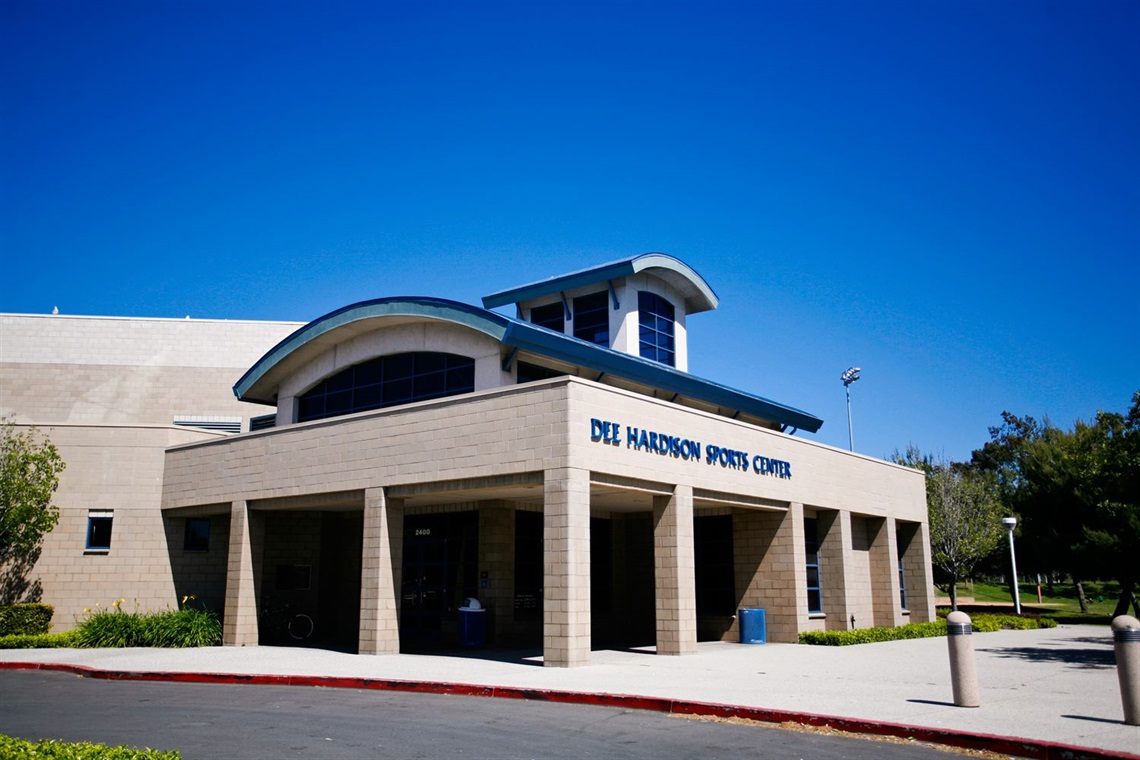 Exterior of a Dee Hardison Sports Center
